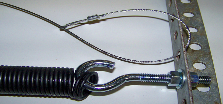 garage door cable installation in Duvernay